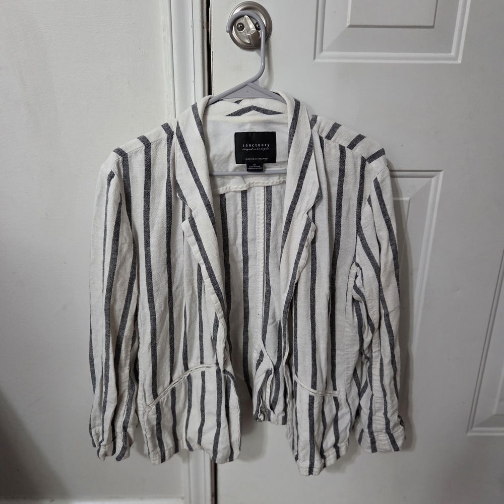 Sanctuary Striped Blazer XS
